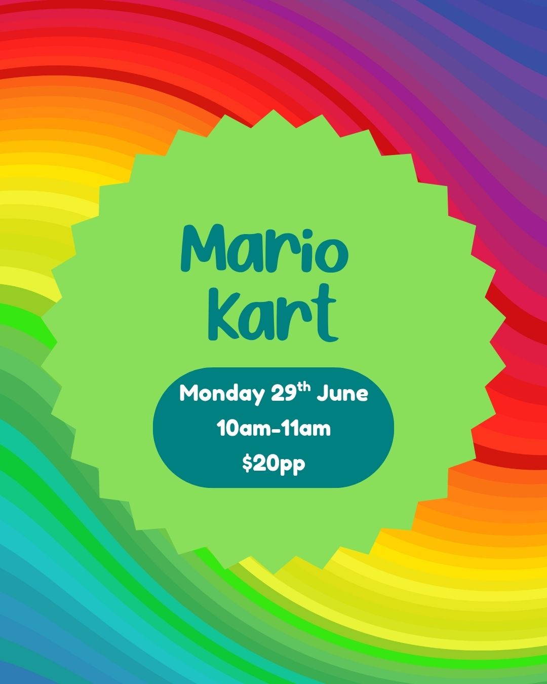 Monday 29th June | Mario Kart | 10am-11am