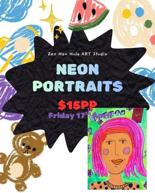 Friday 17th April | NEON PORTRAITS | 10am-11am